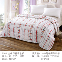 Golden Hao Shijia quilt winter quilt core quilt quilt air conditioning by single double students thick warm modern pattern
