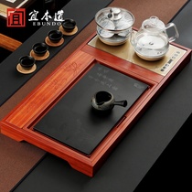 Solid Wood Tea Sea fully automatic integrated rosewood tea tray set home living room office tea table kettle