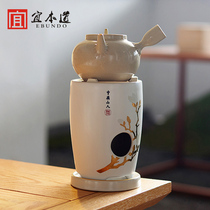 Yichen Road Carbon Furnace Chaoshan Gongfu Tea Furnace Boiled Water Tea Ceramic Carbon Furnace Kung Fu Air Furnace Household Alcohol Furnace Tea Furnace