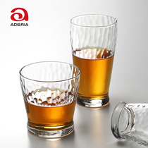 Japan Imported Stone Tsuzuka Nikizu Handmade Glass Cup Hammer Mug Cup Daily Tea Cup Clear Wine Cup Beer Glass