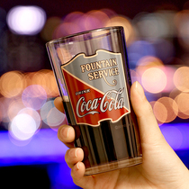 Japan imports Shikizuka Nita Glass Cup glass Coca-Cola Memorial Cup Nostalgic Cup milk Cup Drink Cup