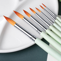 Painting to the best of the bustling watercolor pen.