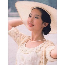 Gold powder family Bai Xiuzhu with the same Republic of China style gentle retro elegant freshwater rice pearl earrings