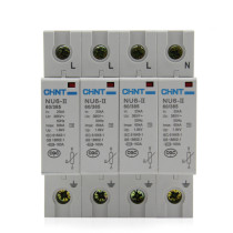 CHINT Household Lightning arrester Surge protector NU6-II 4P 25-60KA