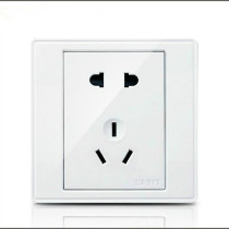 CHINT switch socket type 86 NEW7E flat series NEW7-E111 five-hole socket