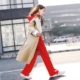Broad-legged pants for girls in spring 2018 Broad-legged pants for girls in spring 2018