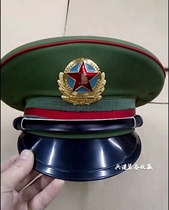 Retired 87-style good material Lu Bing hat army green cap male and female band performance hat commemorative hat