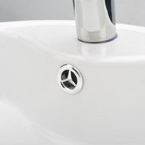 2021 All-copper ceramic basin washbasin overflow hole cover Decorative cover Sink basin basin full of water overflow mouth plug