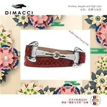 German DIMACCI imported fashion armature bracelet zircon snake skin pattern