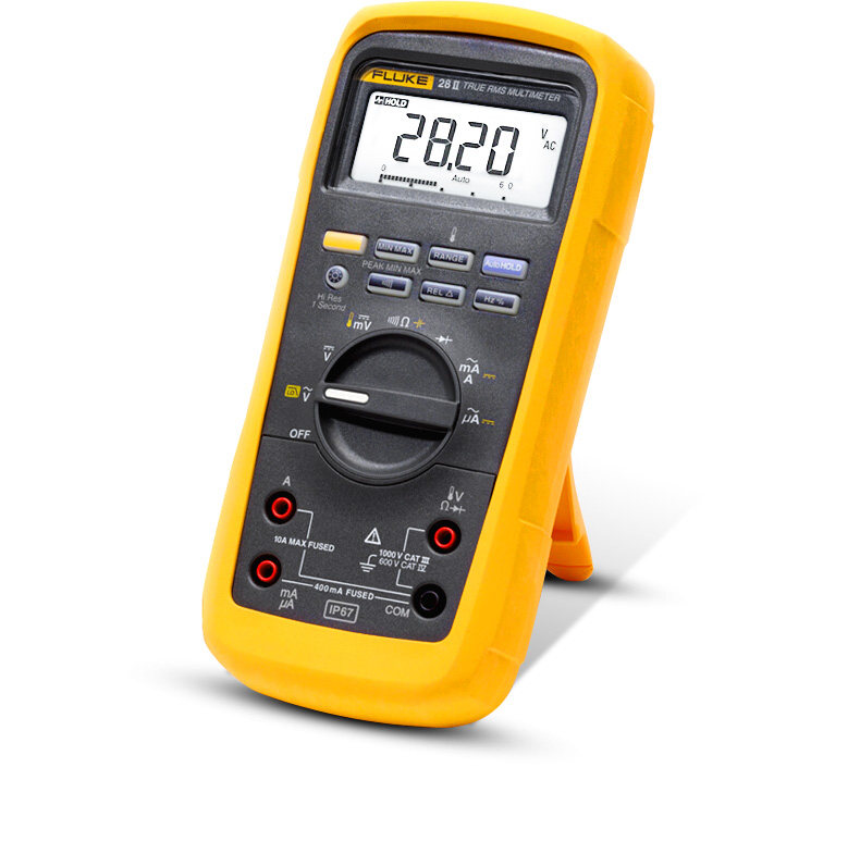 美国福禄克fluke28-2工业万用表防水防尘多用万能表现货