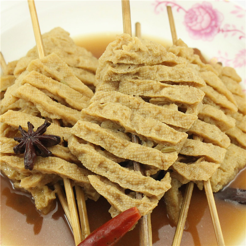 山西运城特产麻辣串500g豆干豆腐串豆制品麻辣烫火锅食材 4份包邮