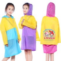 Childrens raincoat kindergarten boys and girls baby raincoat primary school children waterproof poncho