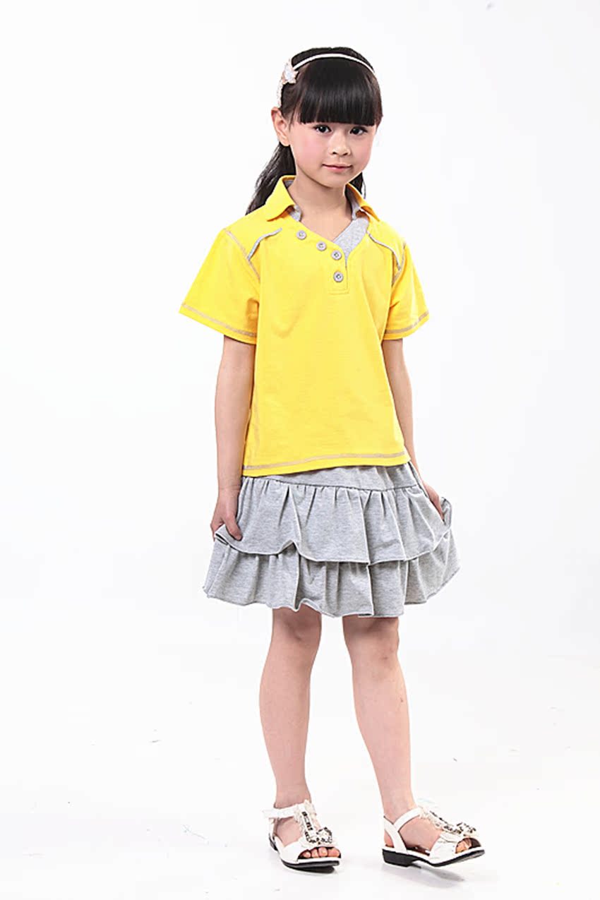 香奈兒cc霜為什麼黃 2020新款幼兒園園服夏裝英倫風校服套裝小學生夏兒童黃色班服夏季 香奈兒cf女包