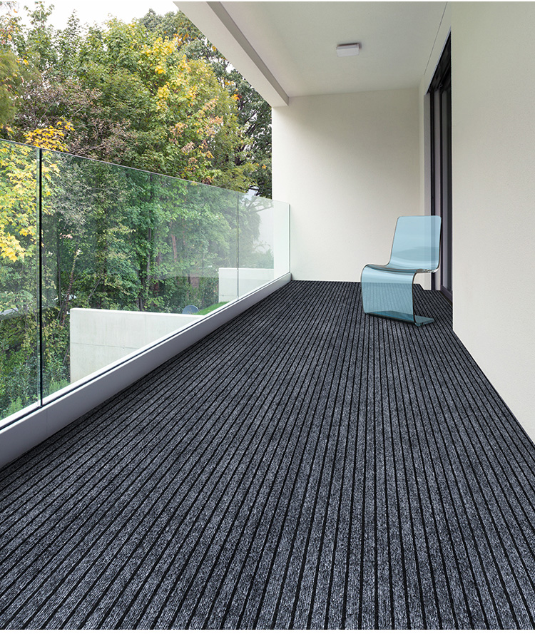 阳台地垫防水防晒吸水户外露台庭院地板垫子进门脚垫过道走廊地毯