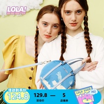 LOLA DESIGN CLOUD ROUND SATCHEL WOMENS NEW SINGLE SHOULDER SLOPED SATCHEL ROUND WOMAN 100 LAP S