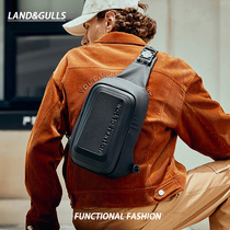 Lull Mens Multifunctional Backpack Functional Cross-body Bag 2021 New Summer Sports Brand Ins Chest Bag Mens Bag