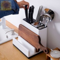 Kitchen Multifunction Knife Holder Knife Shelve Chopstick Cage Chopstick Cylinder Case Chopping Board lid rack cutlery containing box