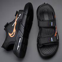 Sandals mens summer outwear 2022 new fashion sports casual beach shoe boomer soft bottom outdoor waterproof sandals