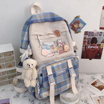 Childrens schoolbags female middle school students junior high school students three to sixth grade high school students girls backpack