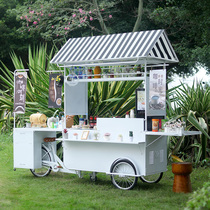 Outdoor mobile car dining car Net red restaurant food car stall milk tea ice cream truck sales car customization