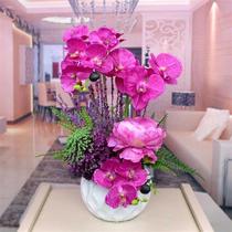 Simulation flower lily suit fake flower living-room home decoration floral placement flower potted silk flowers
