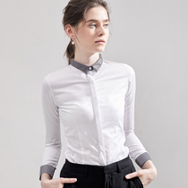 Very fairy blouse design sense niche blouse womens new 2021 Korean version of the net red Foreign style small collar white shirt