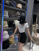 LDTJ high-set skirt womens 2021 summer new fall into gentle black drawstring fold high waisted hip skirt