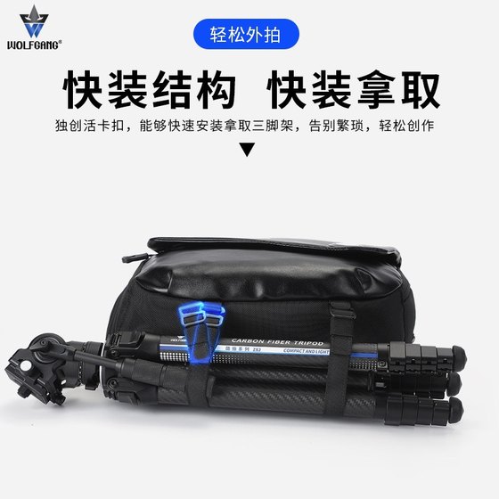 Wolfgang 카메라 가방 원 숄더 사진 가방 SLR 남성의 다기능 야외 크로스 바디 마이크로 싱글 렌즈 스토리지 백 Wolfgang 카메라 가방 원 숄더 사진 가방 SLR 남성의 다기능 야외 크로스 바디 마이크로 싱글 렌즈 스토리지 백