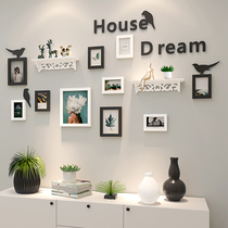 Creative TV wall decoration pendant living room bedroom dining room wall hanging net red room layout background wall decoration