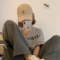 Rosex Tangk letter baseball cap children Korean version of spring and autumn niche street tide cover Joker couple cap