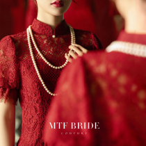 Mantingfang (shaking candle) cheongsam 2021 New toast service bride engagement dress womens daily back casual dress