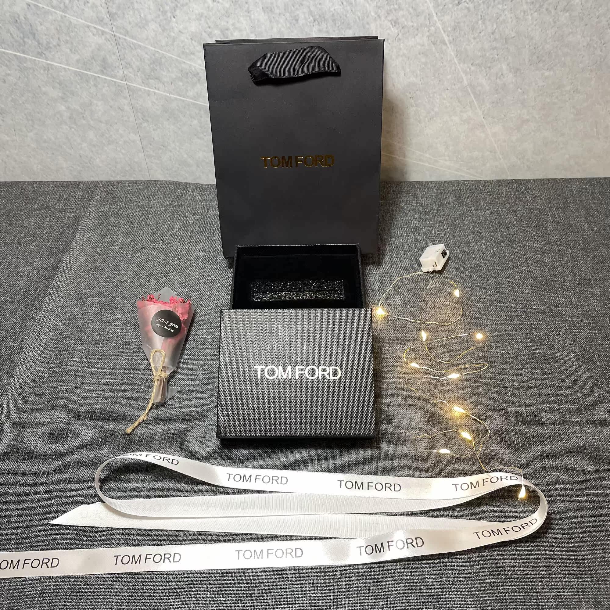 tf天地盖盒子口红包装盒t家口红礼品盒香水盒专柜包装化妆品包装