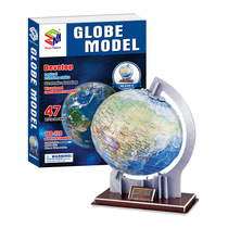 Making globe homemade material package handmade 3d puzzle assembly student ornaments teaching world map