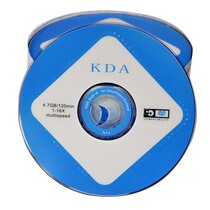 KDA square color series DVD-R16X recording disc DVD blank disc recording disc 50 pieces