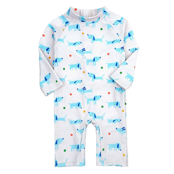 Korean Children's Swimming Oversal Baby Infant Small Boys Boys Girls Sanctuary long -sleeved cartoon swimsuit sunscreen hats Korean Children's Swimming Oversal Baby Infant Small Boys Boys Girls Sanctuary long -sleeved cartoon swimsuit sunscreen hats