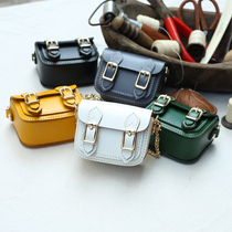 Kamo hand stitched 4 inch mini Cambridge bag mini version small shoulder bag leather lipstick envelope new niche