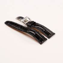 kamo-customized extended American crocodile watch strap with butterfly buckle