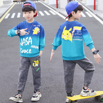 Child costume boy spring and autumn set 2022 The handsome spring sports tide of the new children