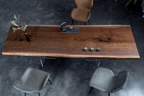 H205 North American black walnuts full board solid wood large plate table tea table desk log 245 70 70 75 80 * 6