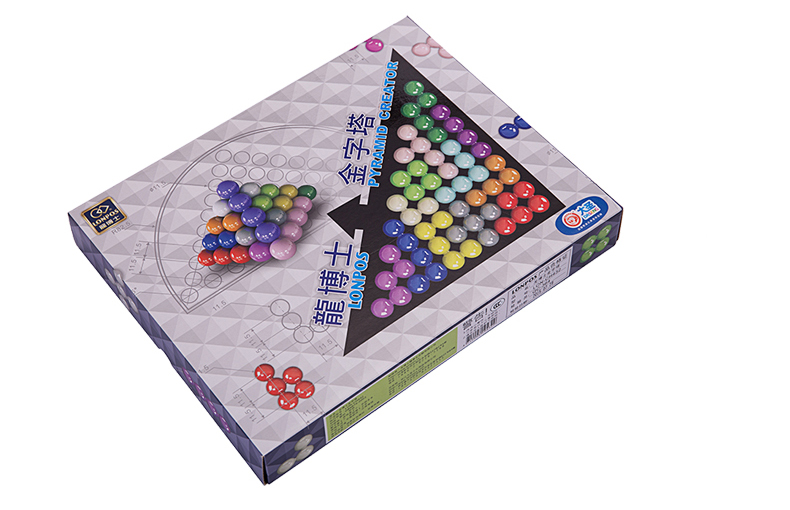 台湾进口玩具龙博士金字塔儿童智力游戏