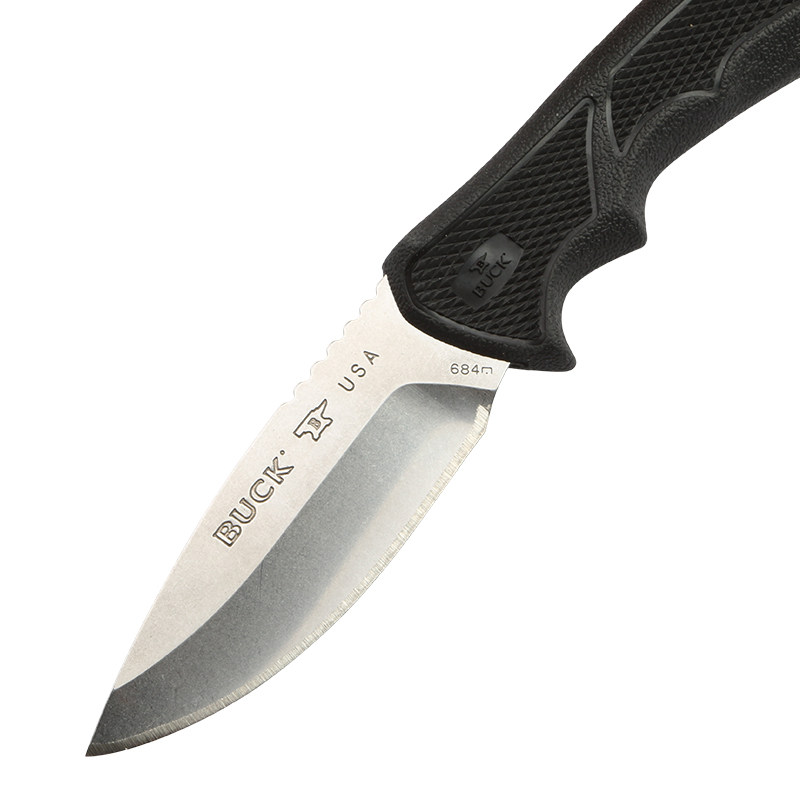 美国buck巴克经典户外刀高硬度直刀野外求生军刀防身刀具684bks