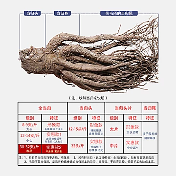 【琪祥阁】岷县无硫整根当归250g[20元优惠券]-寻折猪