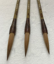 Hes pen village four treasures Wolf hook line calligraphy Chinese painting pen medium and small number long front Wolf Tail