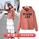 2020 new plus velvet sweater women's autumn and winter Korean loose hooded long-sleeved shirt thickened jacket ins tide 2020 new plus velvet sweater women's autumn and winter Korean loose hooded long-sleeved shirt thickened jacket ins tide