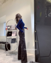 Garbociaga Dragon Festive with Loose Shade of Airy Legs Hair Scud Casual Pants 0121