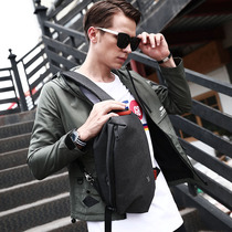 Single Shoulder Bag Male Skew Satchel Student Tide Card Sport Multifunction Mens Backpack Small Chest Bag Oxford B Large Capacity Tide