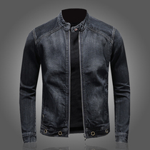 Denim jacket mens ins Super fire autumn and winter Joker fashion European and American Street spring slim Korean fashion fashion jacket