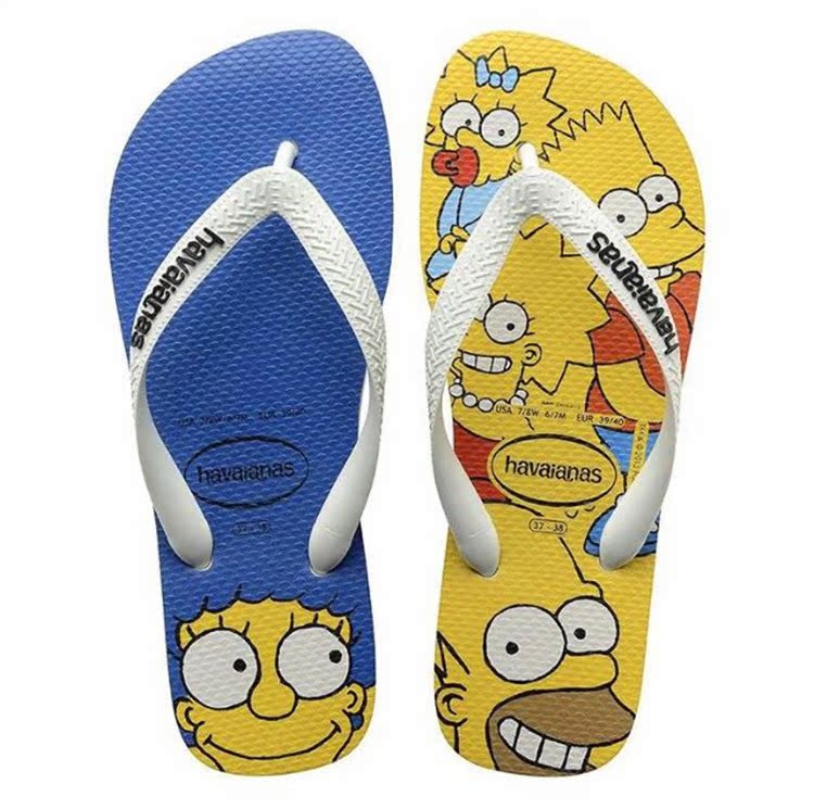 香奈兒辛普森壞話 20新巴西專櫃正品代購哈瓦那havaianas Simpsons辛普森男女人字拖 香奈兒店