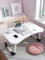 Desk girl bedroom small apartment Forest very simple computer desk on the bed foldable solid wood dormitory