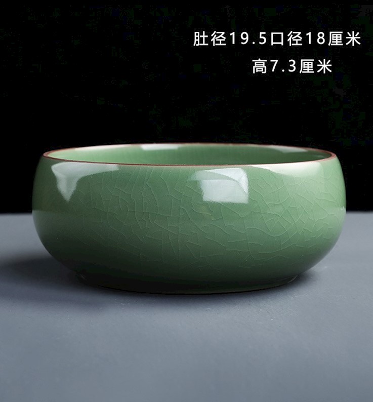 Tea to wash to the Japanese zen wear - resisting the visitor room sitting room tools for wash cup porcelain basin detong cup Tea table table